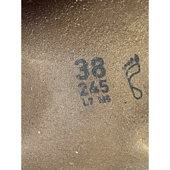 BIRKENSTOCK Mayari Washed Metallic Silver Size 7 - Picture 5 of 9